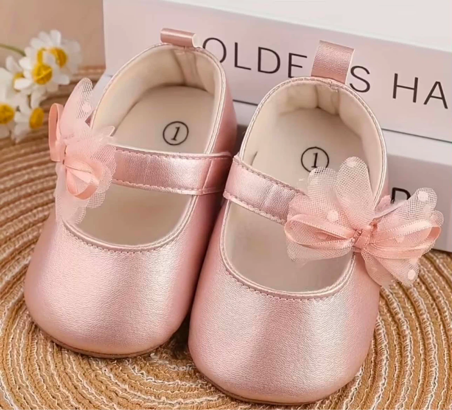 Pink Mary Jane Baby Shoes - photo 2