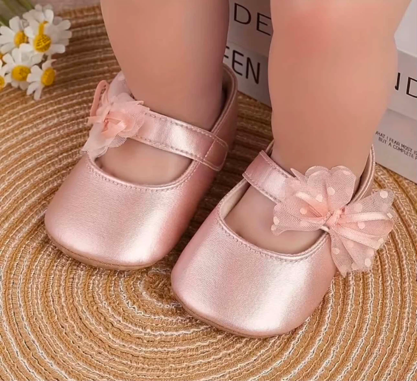Pink Mary Jane Baby Shoes - photo 3
