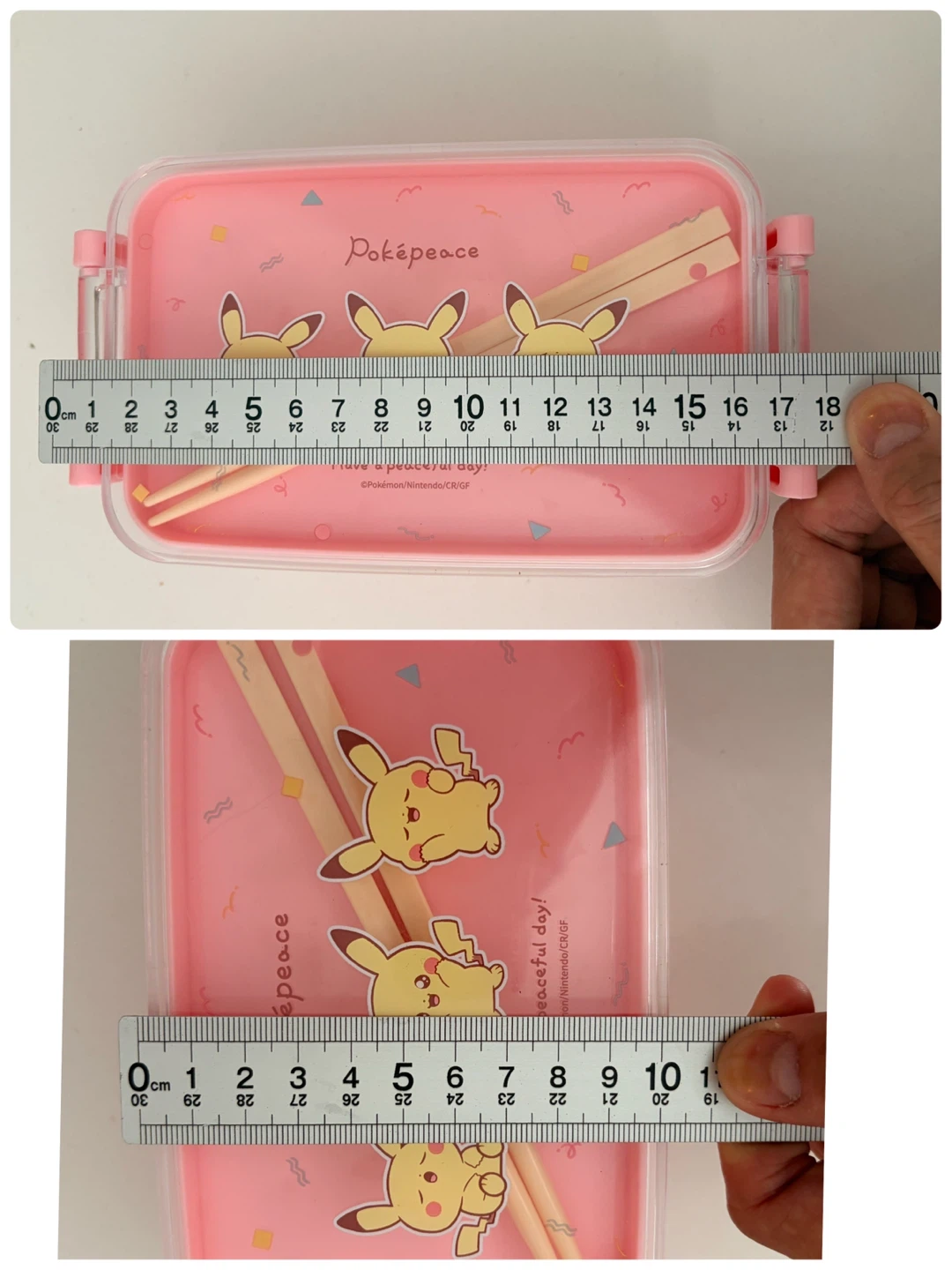 Pokémon Pikachu Bento Box with Chopsticks - photo 2