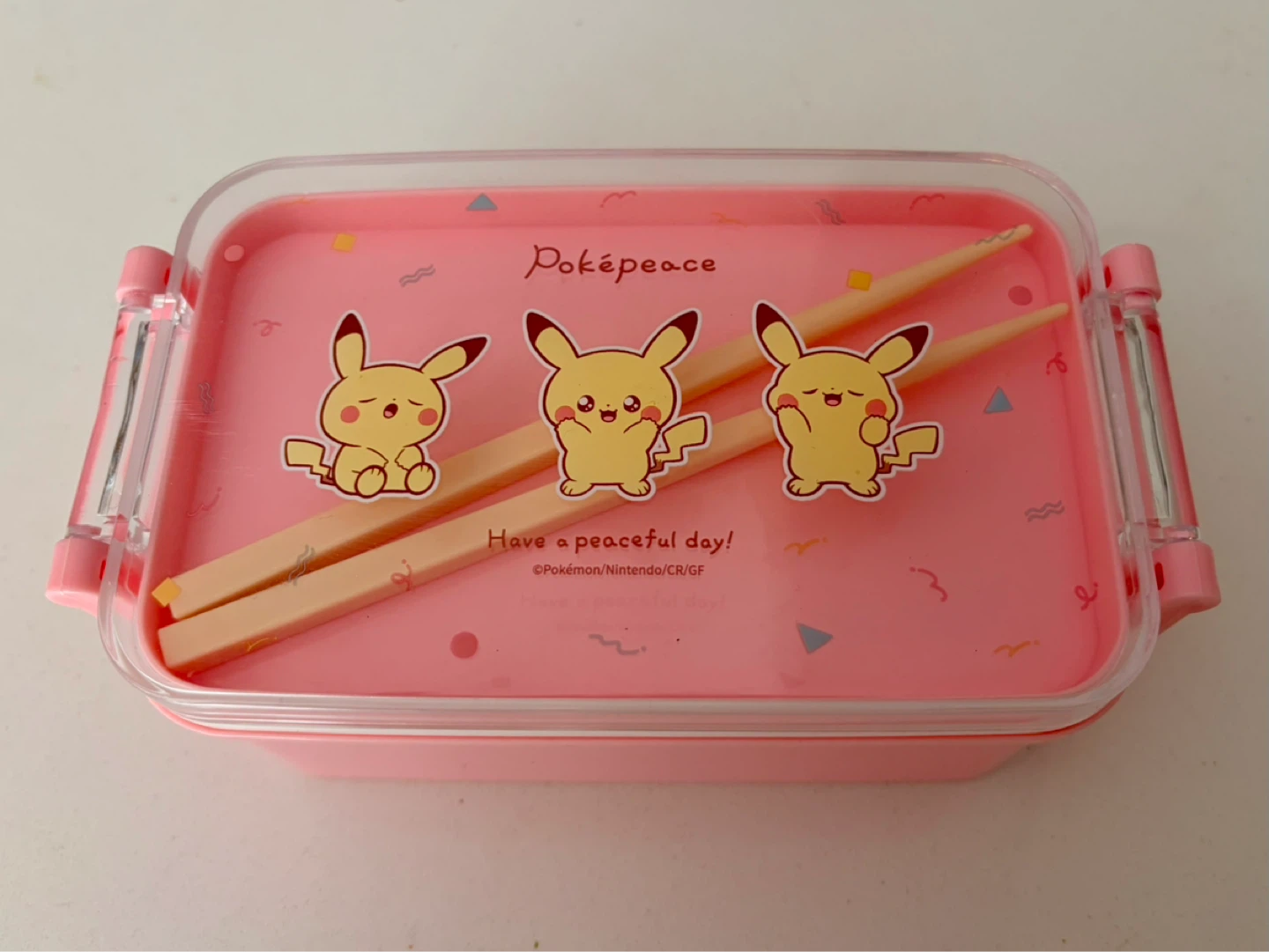 Pokémon Pikachu Bento Box with Chopsticks
