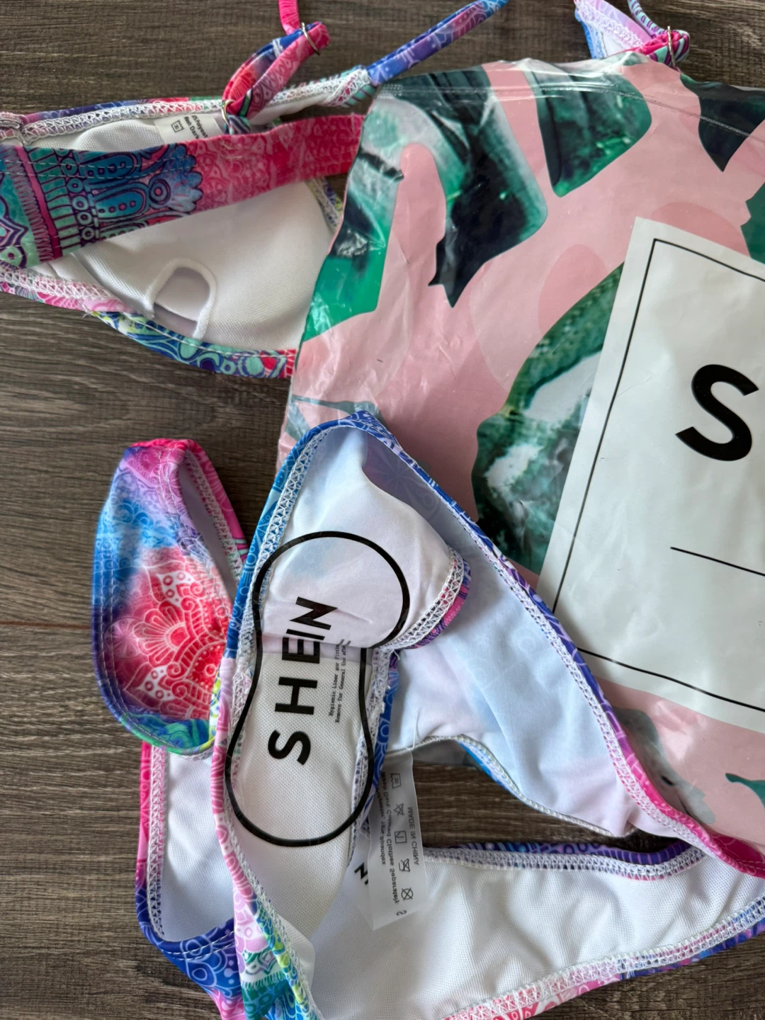 New SHEIN mandala Bikini Set with underwire size small - photo 3