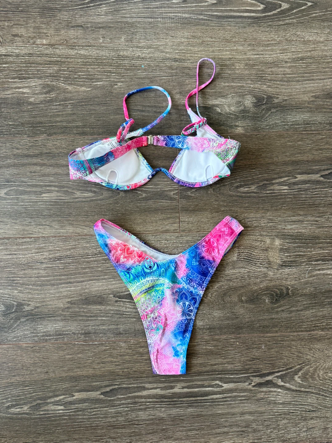 New SHEIN mandala Bikini Set with underwire size small - photo 2