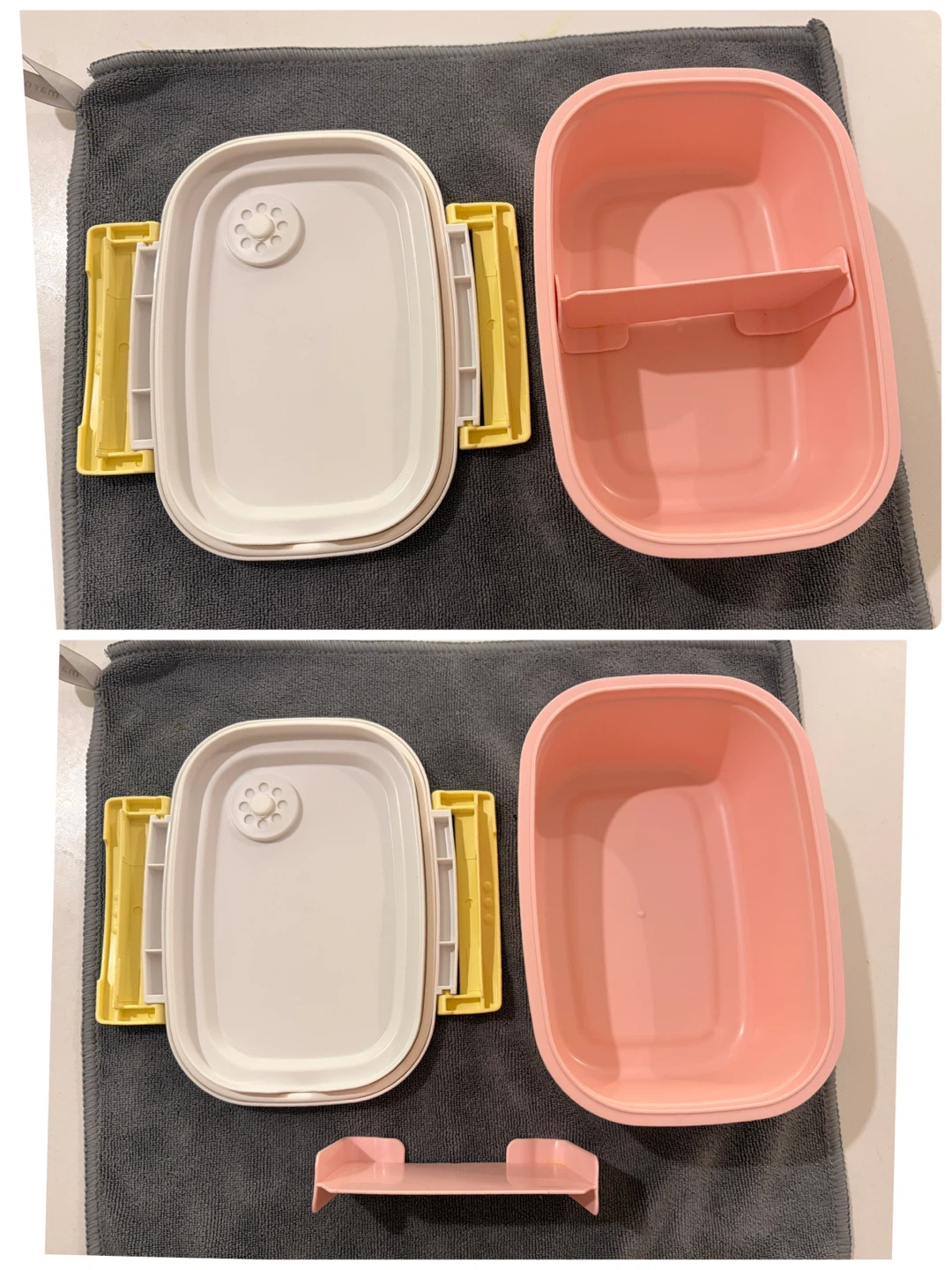 Pink Bento Lunch Box with Divider - photo 3
