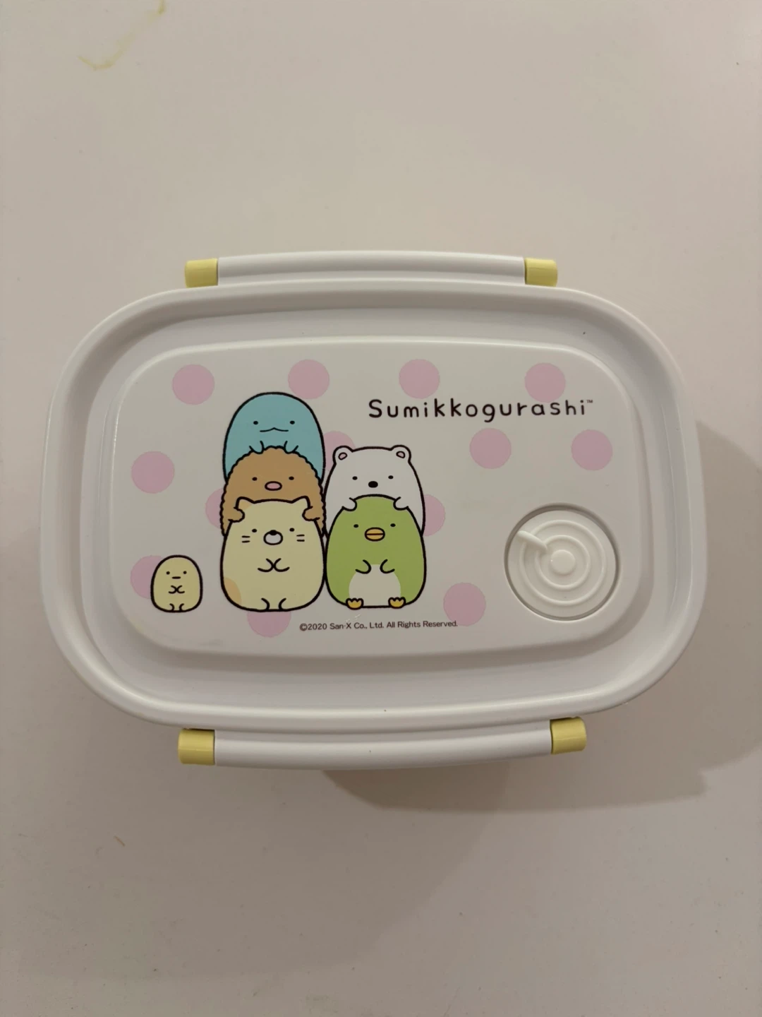 Pink Bento Lunch Box with Divider