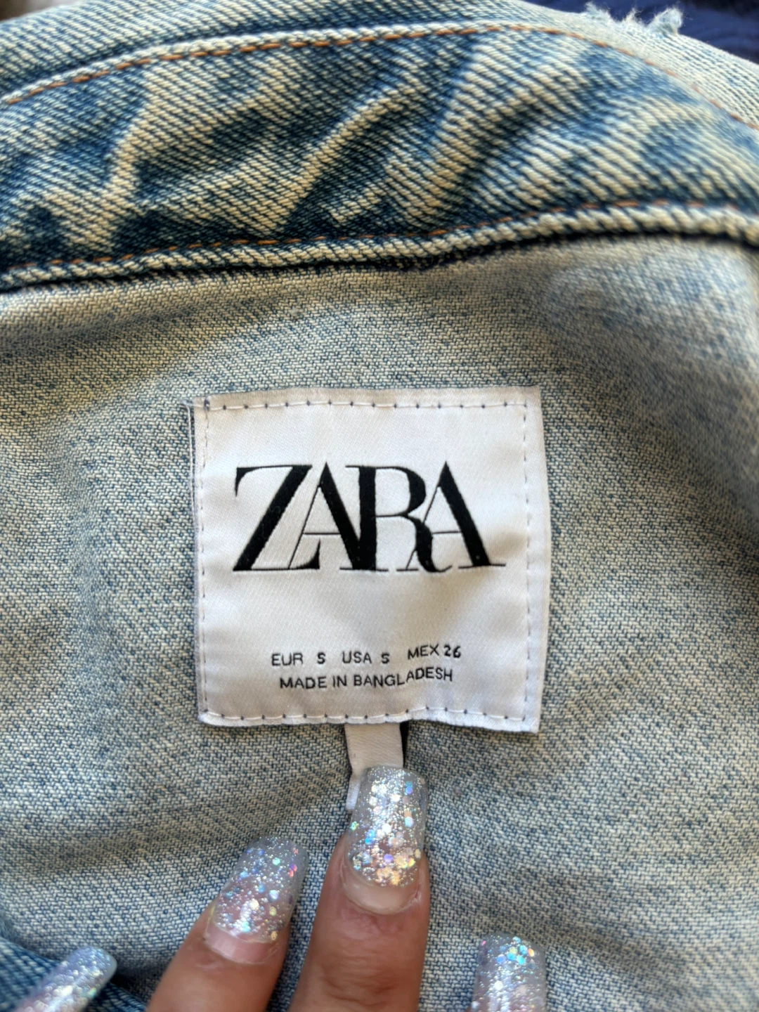 ZARA Denim Jacket Size S - photo 3