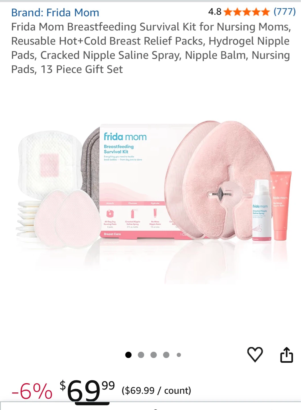 BNIB Frida Mom Breastfeeding Survival Kit - photo 2