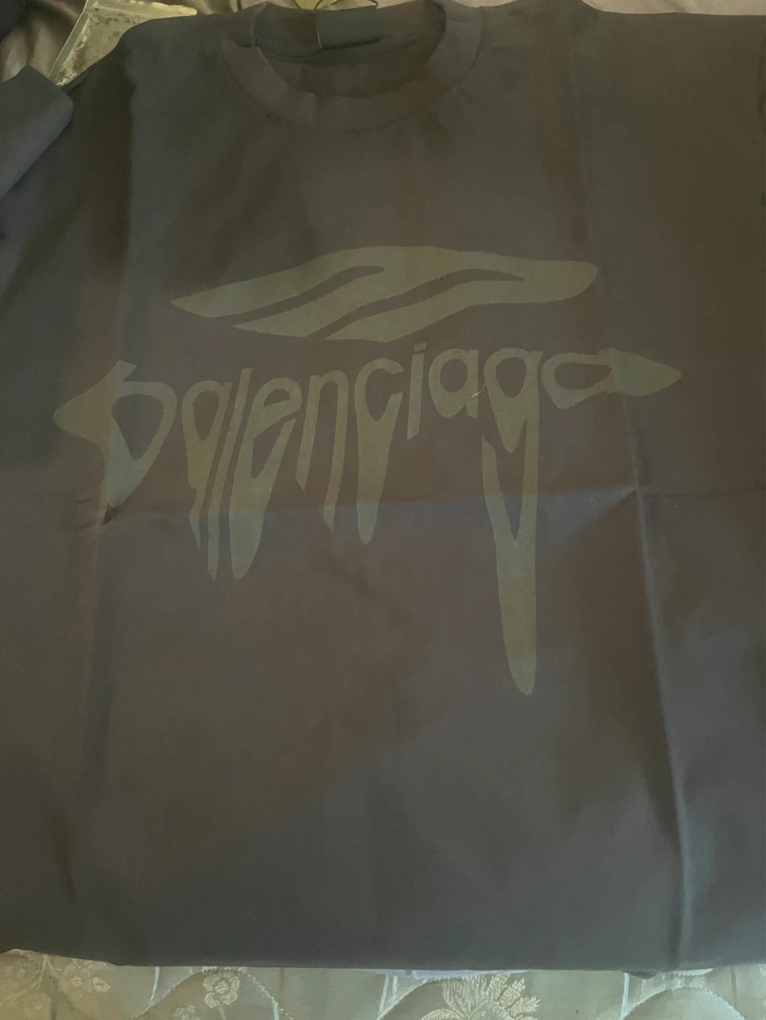 Balenciaga Smokey grey tee