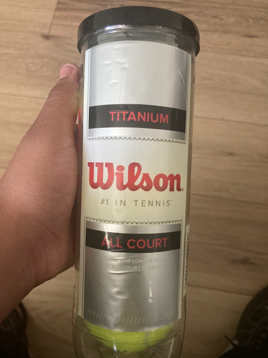 Wilson Titanium All Court Tennis Balls (3-Pack)