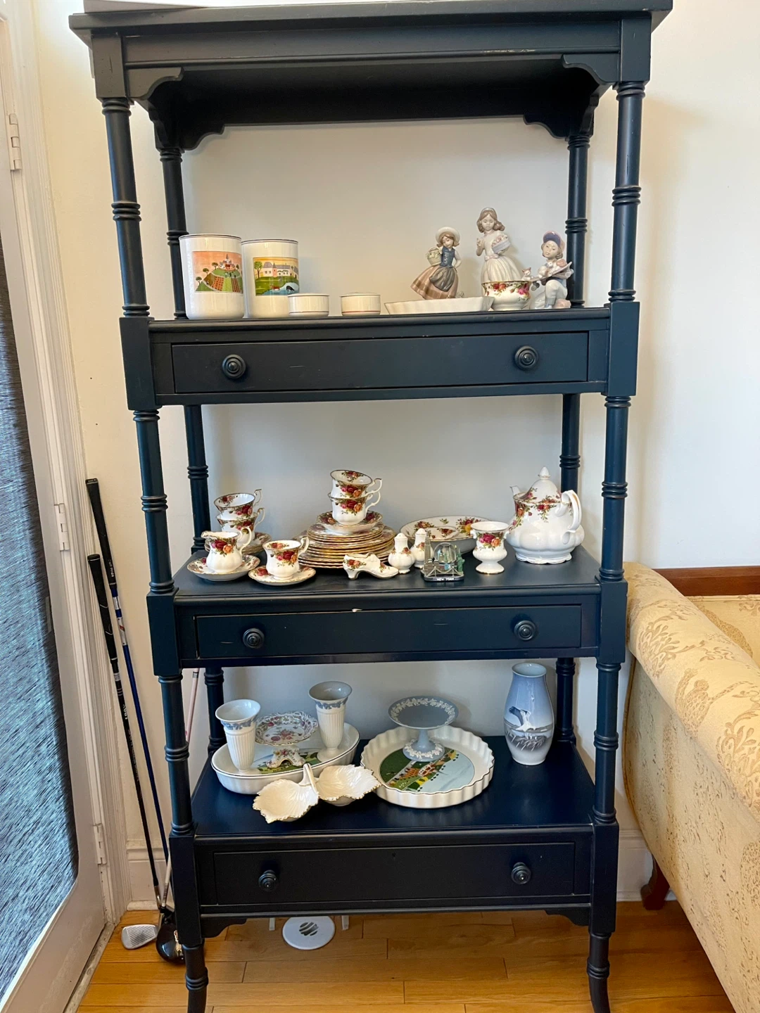 Stanley Bookcase Shelf with Drawers