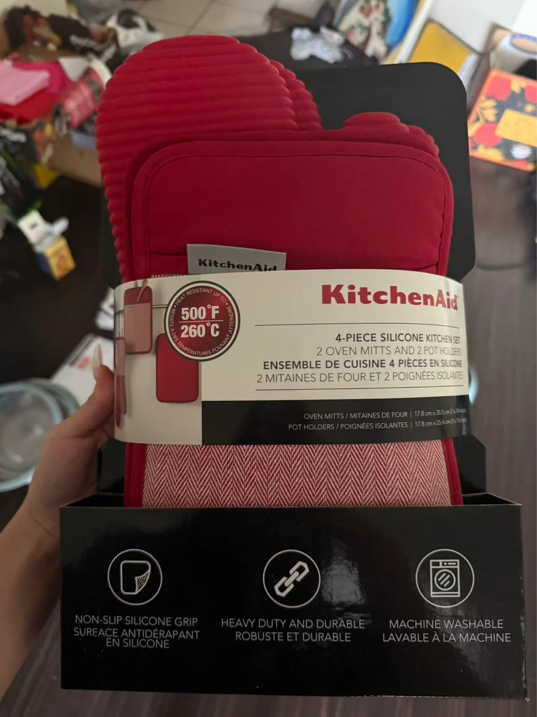 KitchenAid 4-Piece Silicone Kitchen Set