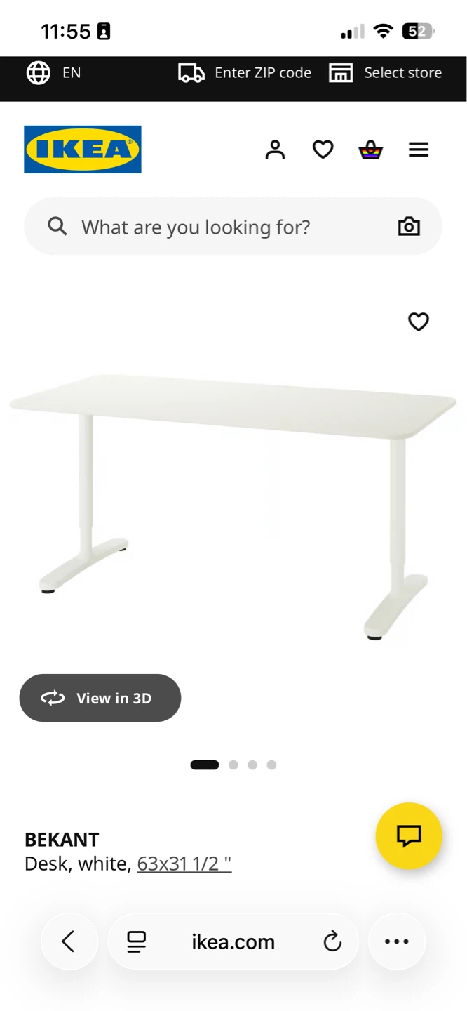 IKEA Bekant Desk- Grey Wood Melamine top - photo 3