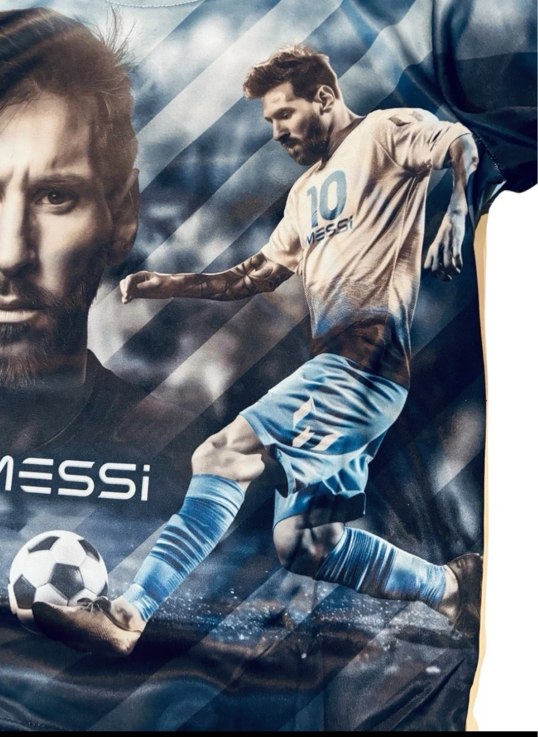 Lionel Messi Soccer 2pc Shirt & Shorts Set Boys Size 5 - photo 2