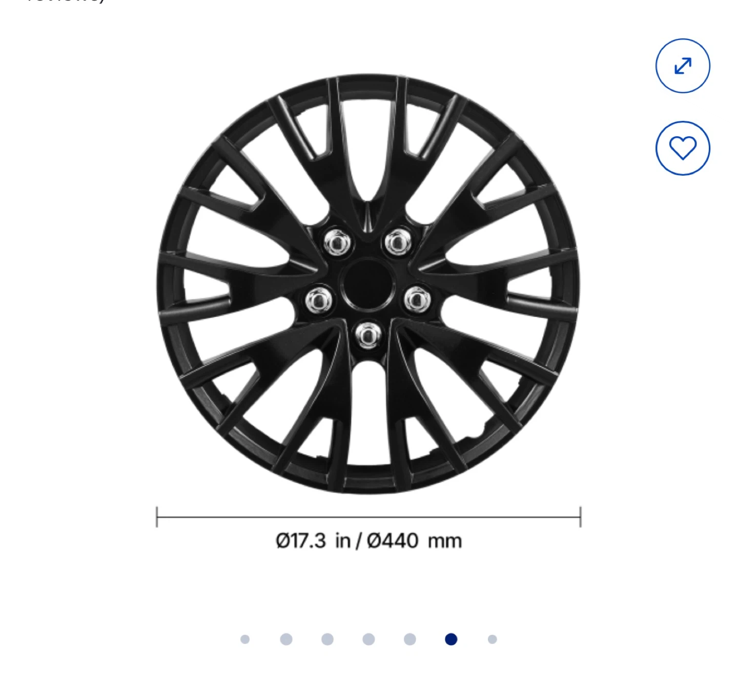 Vevor wheel covers black 16 - photo 2