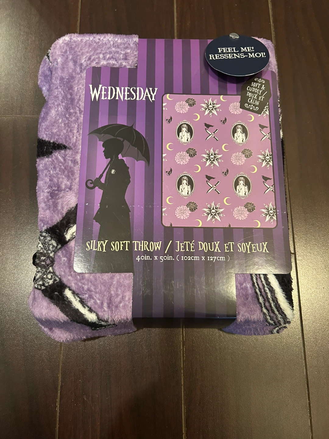 Wednesday Silky Soft Throw Blanket 40in x 50in