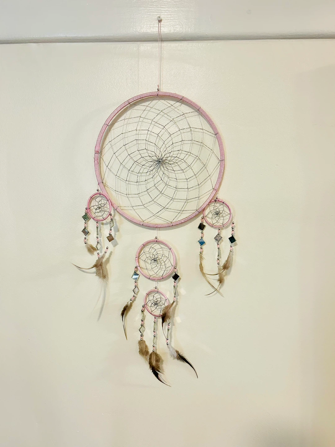 Large Pink Dreamcatcher