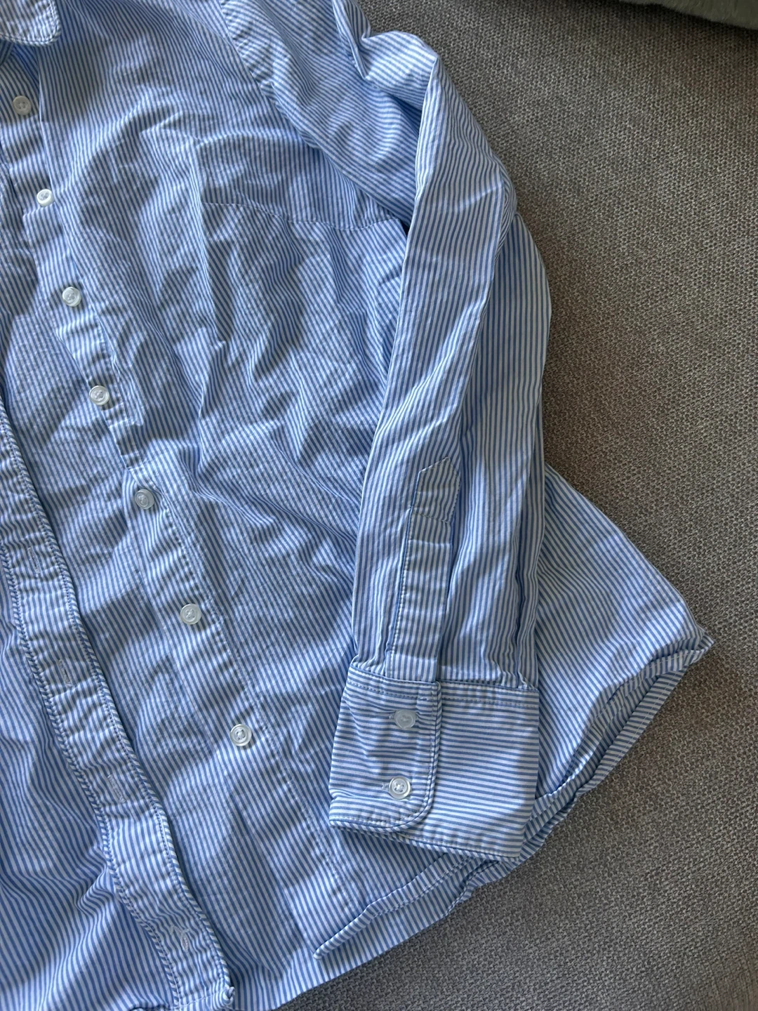JACOB cotton  form fitting stripe blouse size XS - photo 3