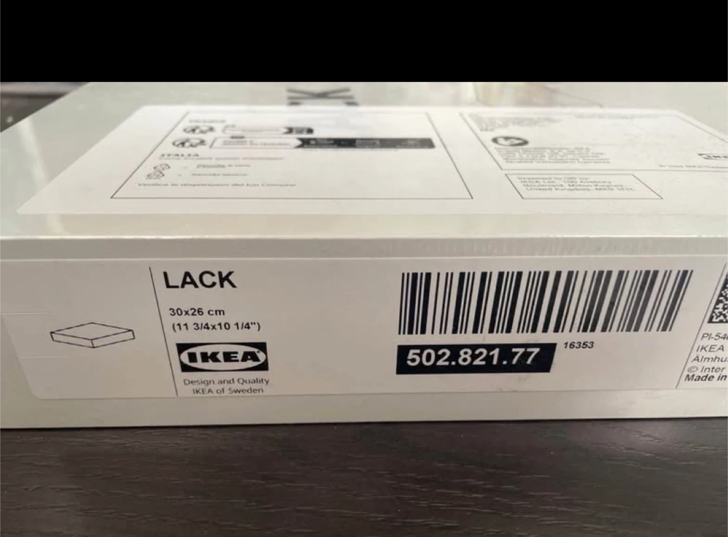 IKEA LACK Shelf 30x26 cm