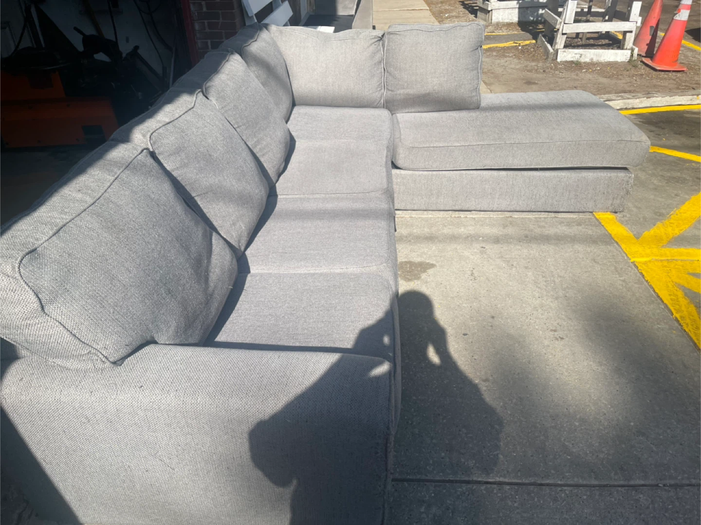 Gray Sectional Sofa