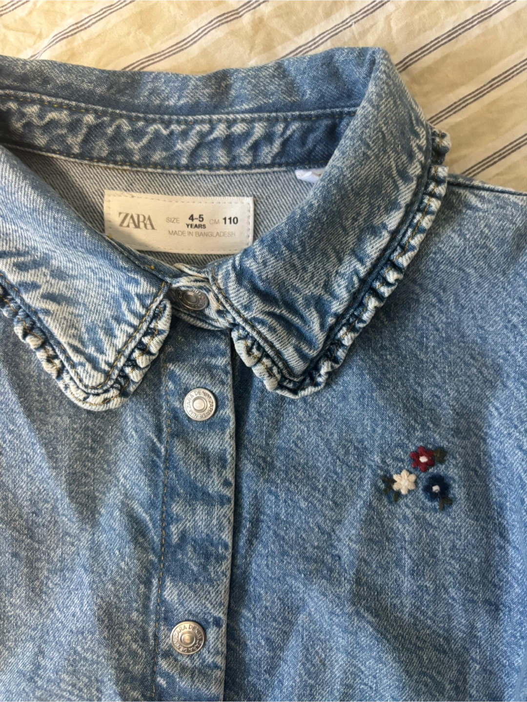 Zara Kids Denim Jacket  - Size 4-5 - photo 2