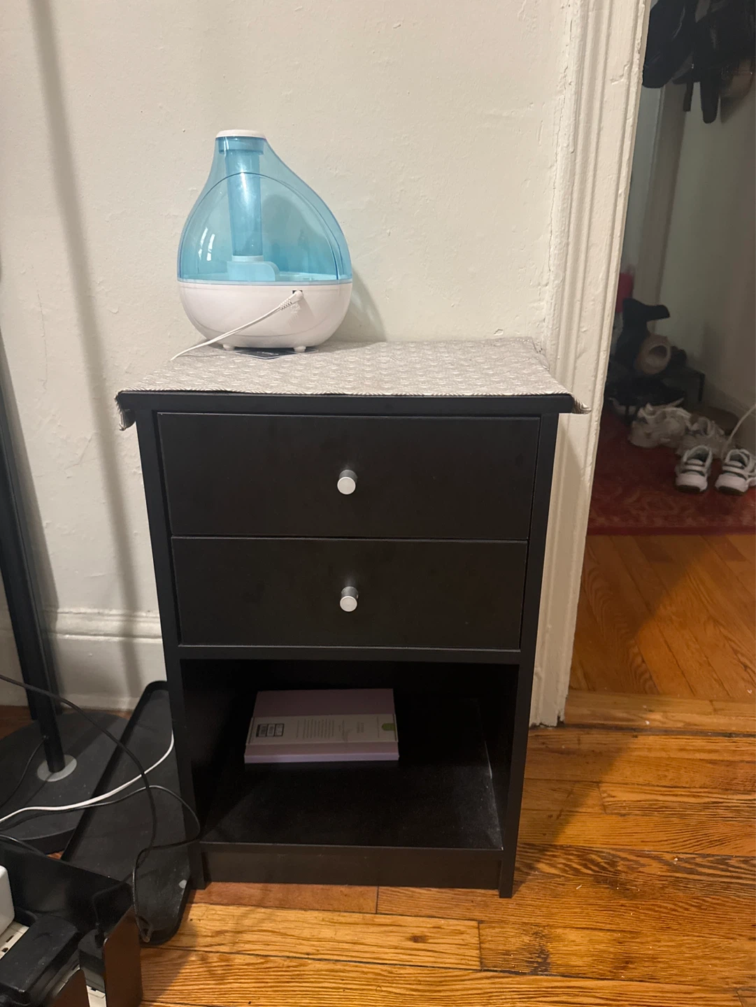 Black Small Nightstand