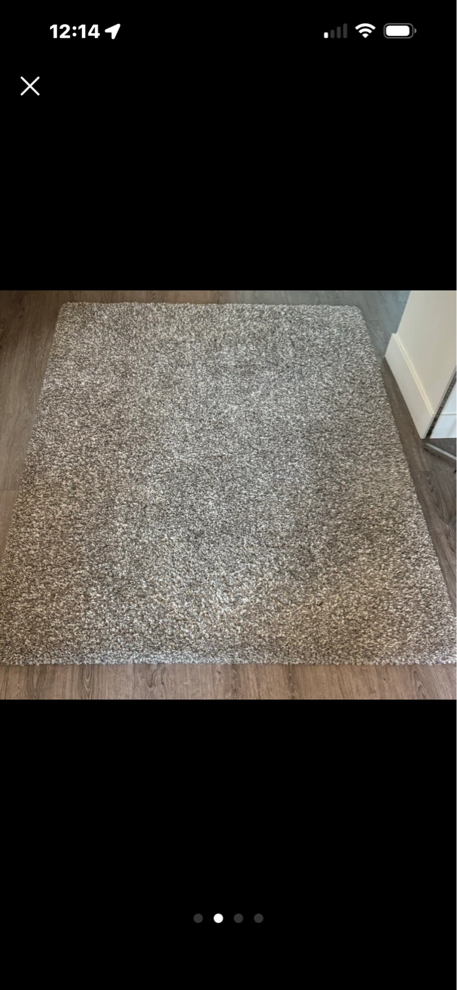 Tapis gris doux