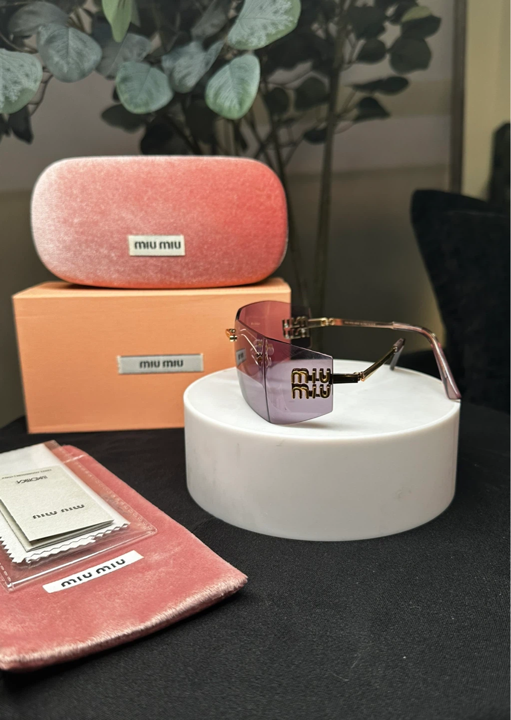 Miu Miu Sunglasses with Case - photo 2