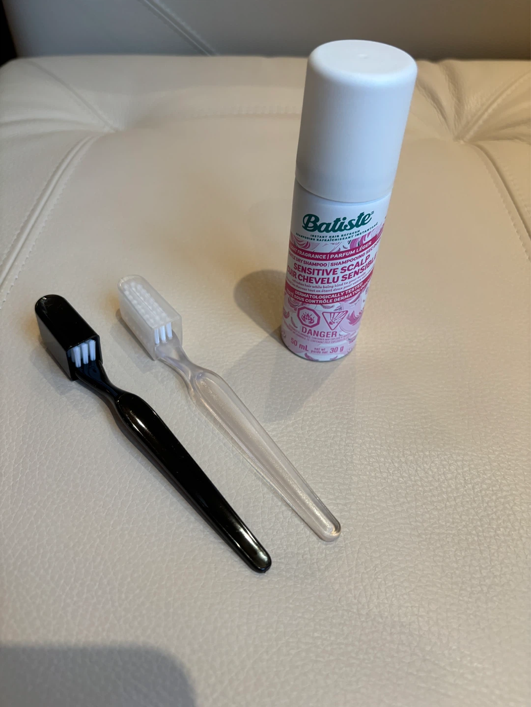Batiste Sensitive Scalp Dry Shampoo & Travel Toothbrushes