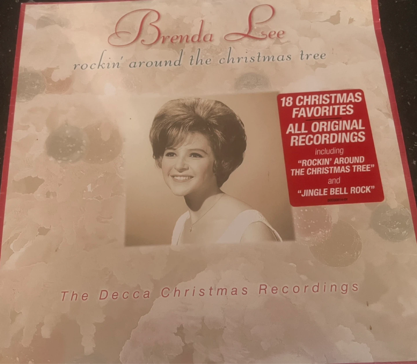 Brenda Lee Rockin' Around The Christmas Tree Vinyl Record
