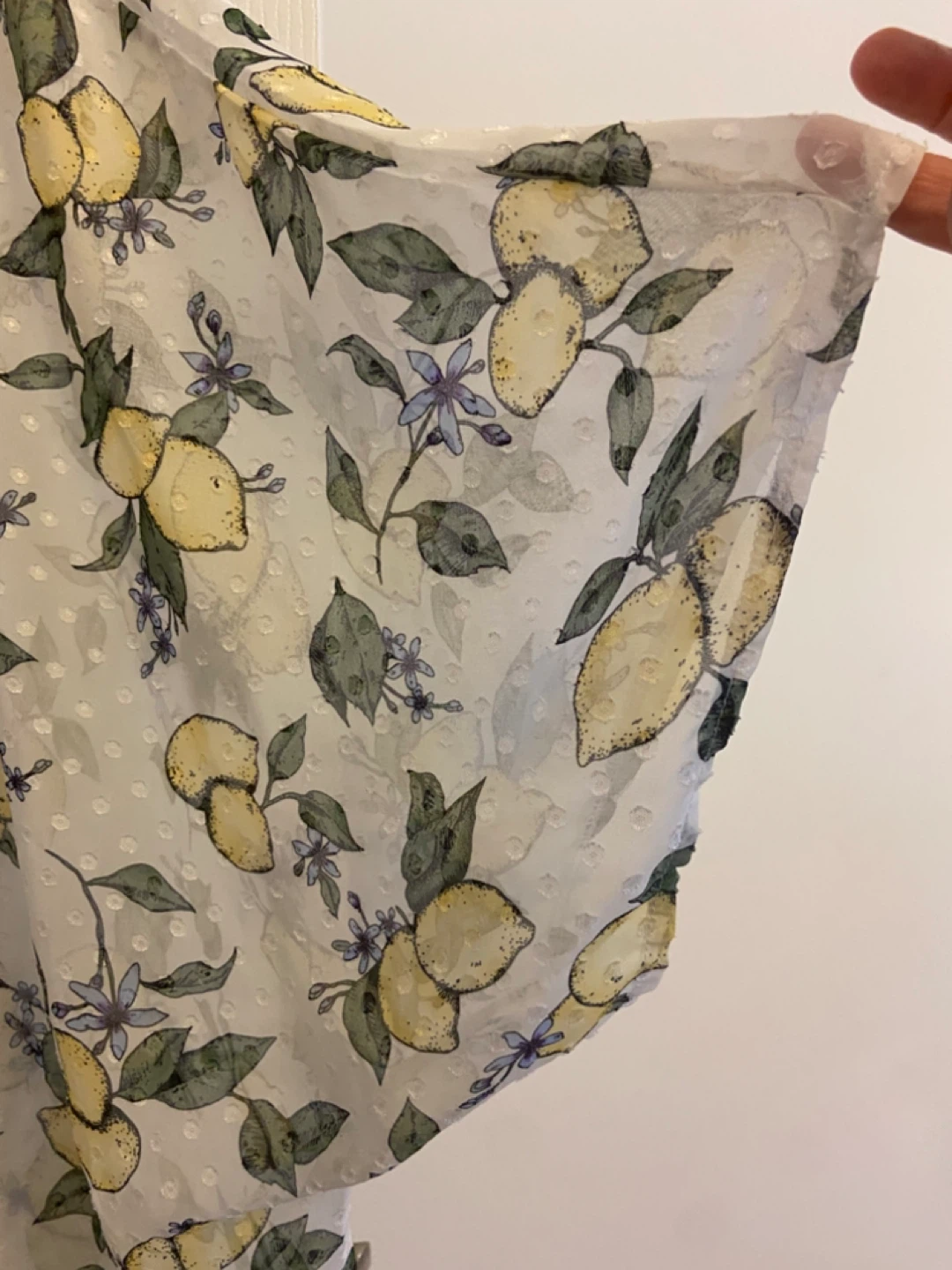 George Women's Lemon Print Kimono Cover-Up - Size 2X - photo 5