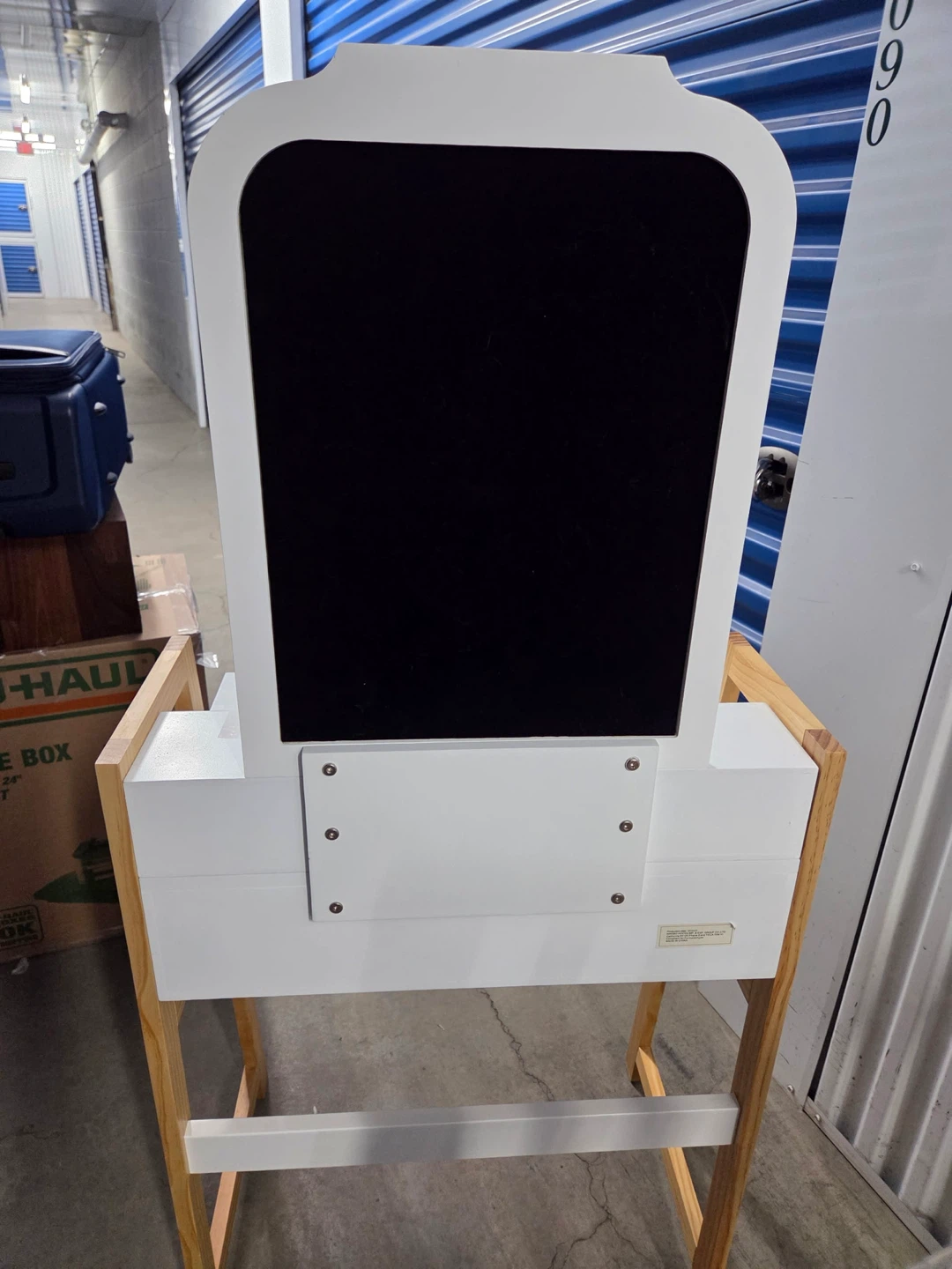 White Vanity with Mirror - photo 3