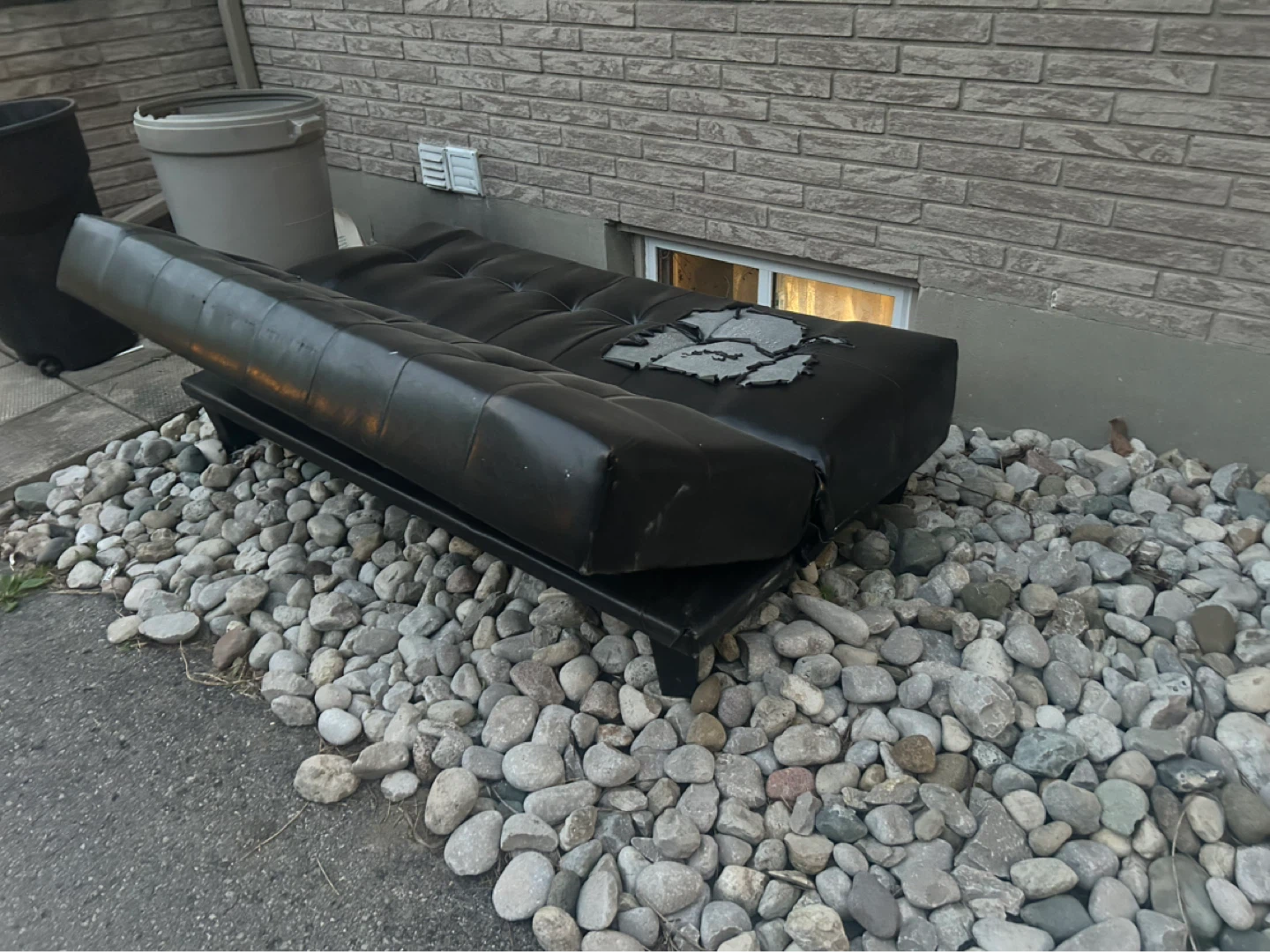 Leather Futon
