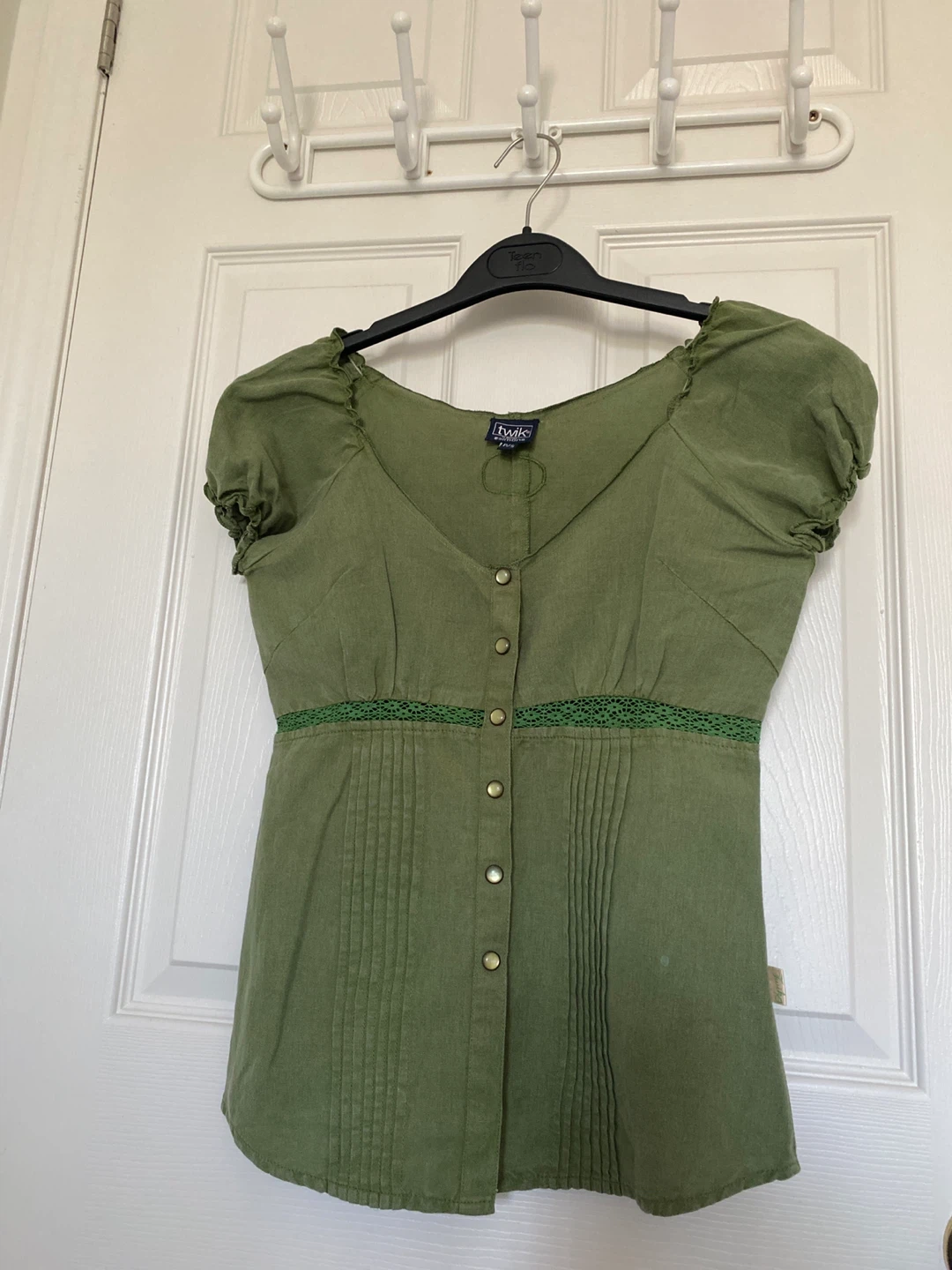 Green Twik Blouse - Women's Size Small