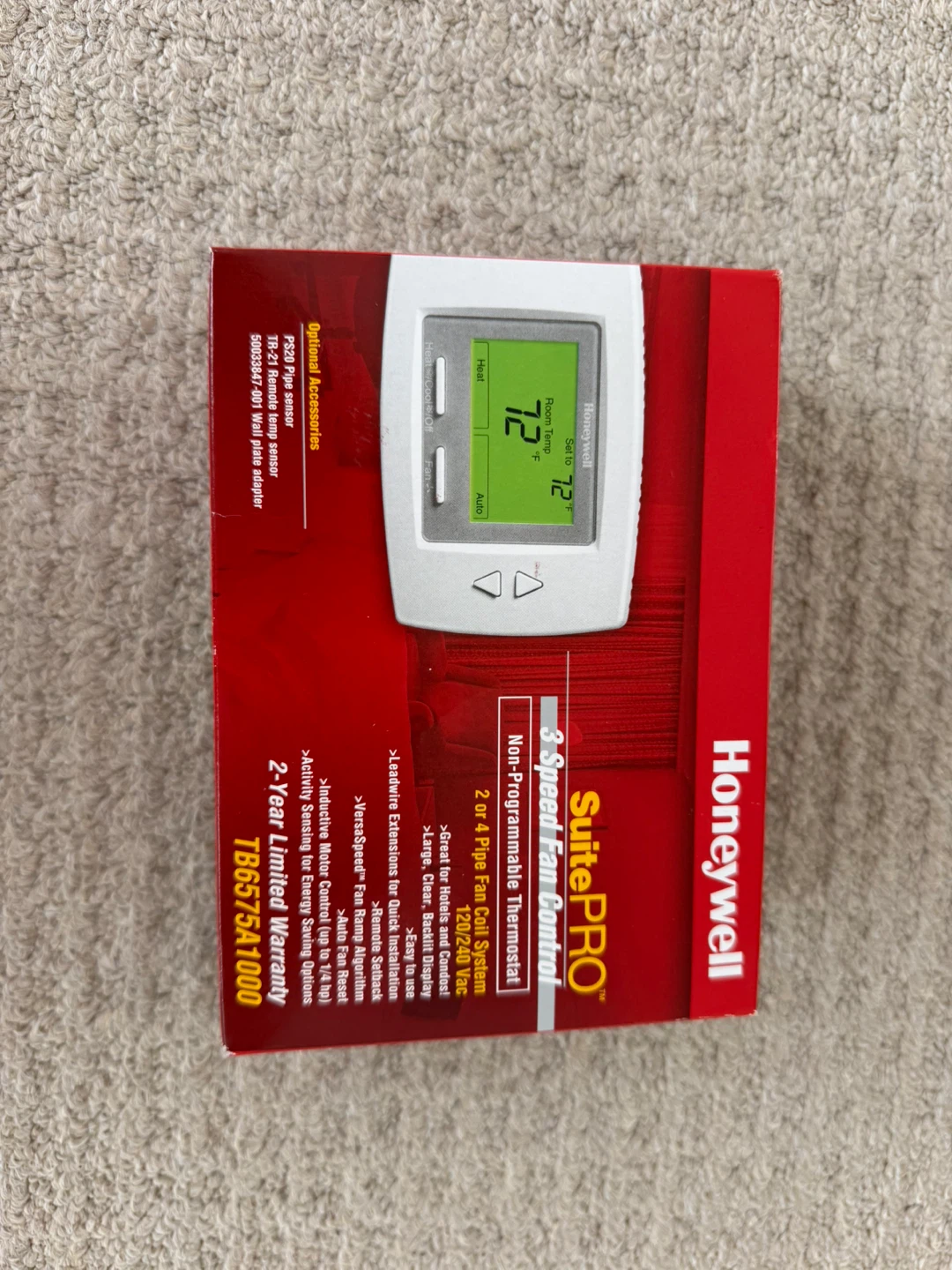 Honeywell SuitePRO TB8575A1000 Thermostat