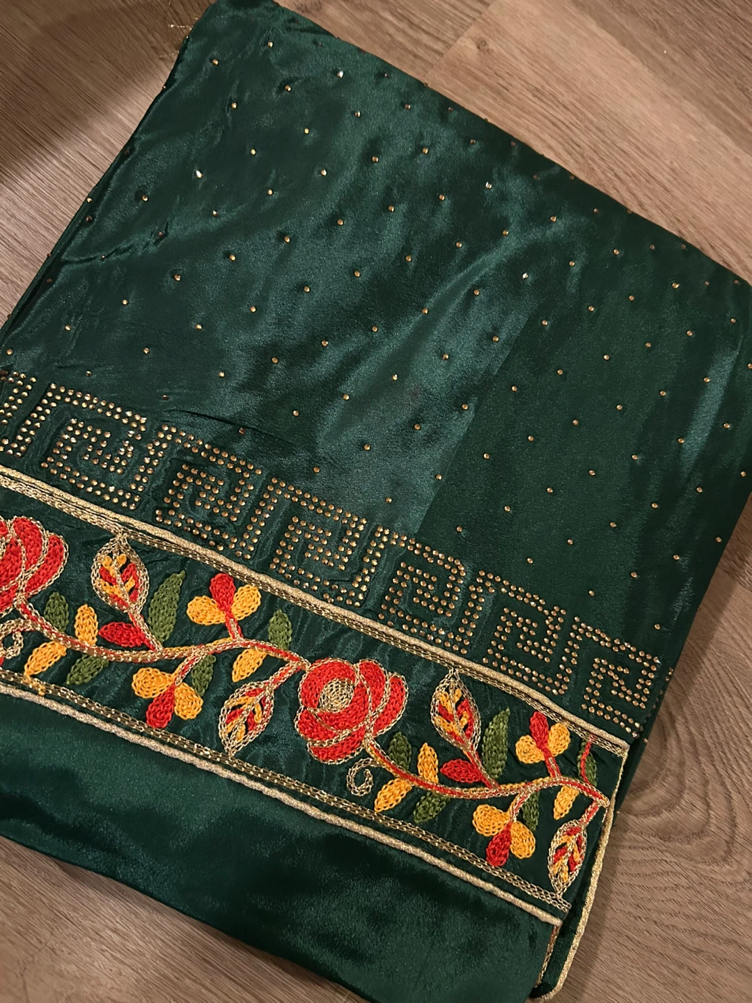 Dark green unstitched suit