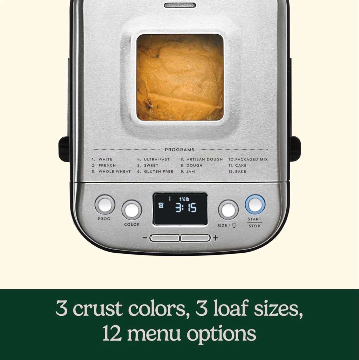 Cuisinart Automatic Bread Maker Machine – Like New - photo 2