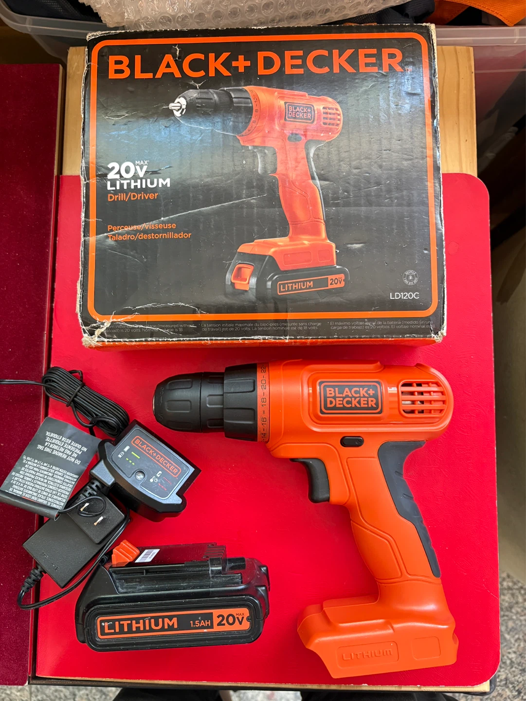 Black+Decker 20V MAX Lithium Drill/Driver Kit