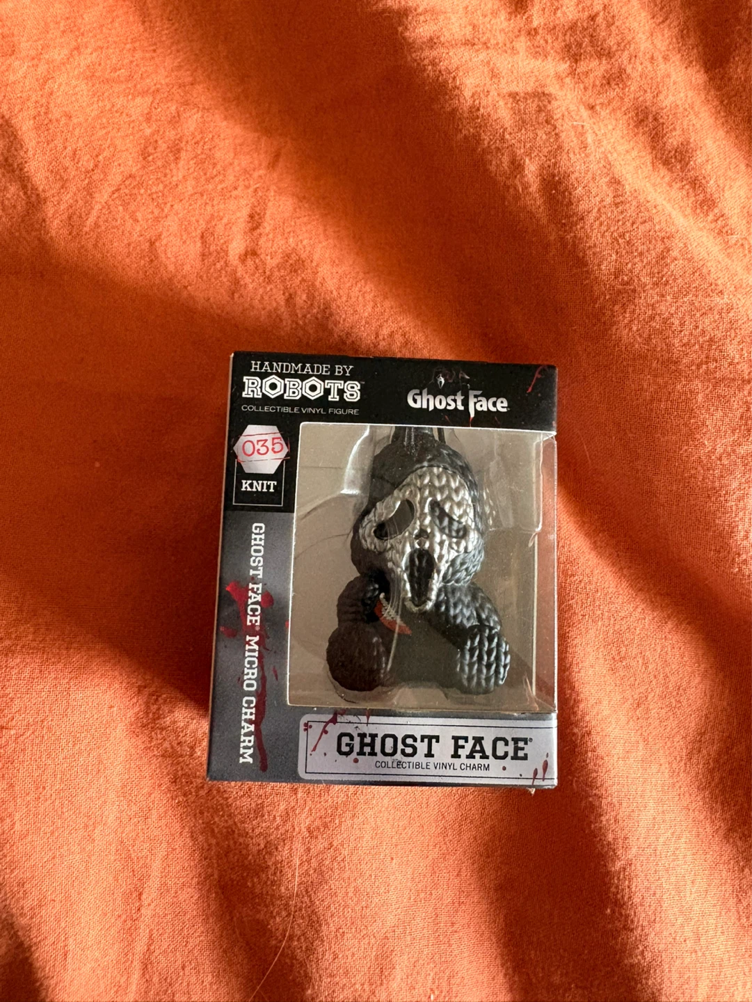 Handmade by Robots Ghost Face Knit Series Micro Charm