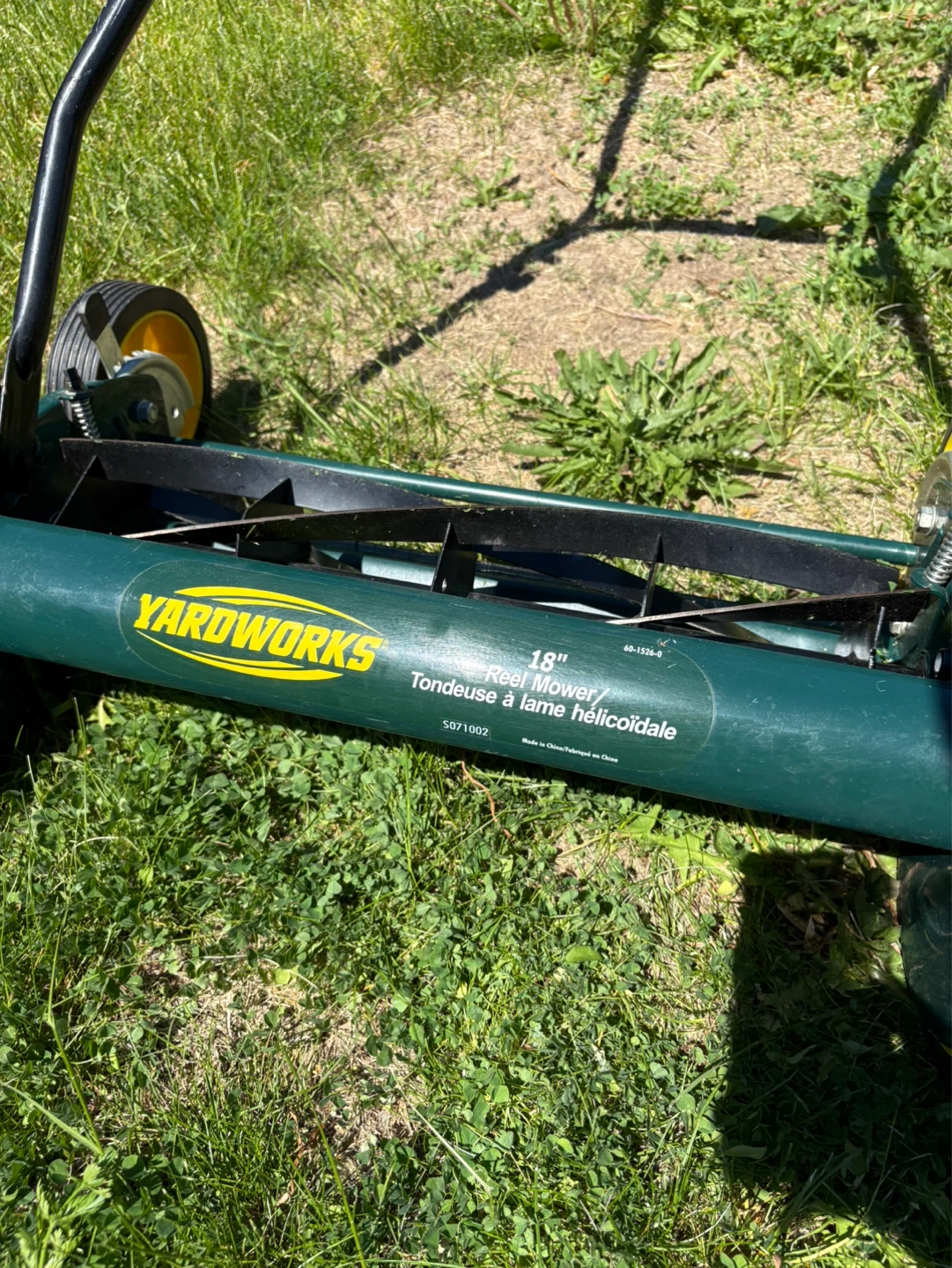 Yardworks 18" Reel Mower - photo 3