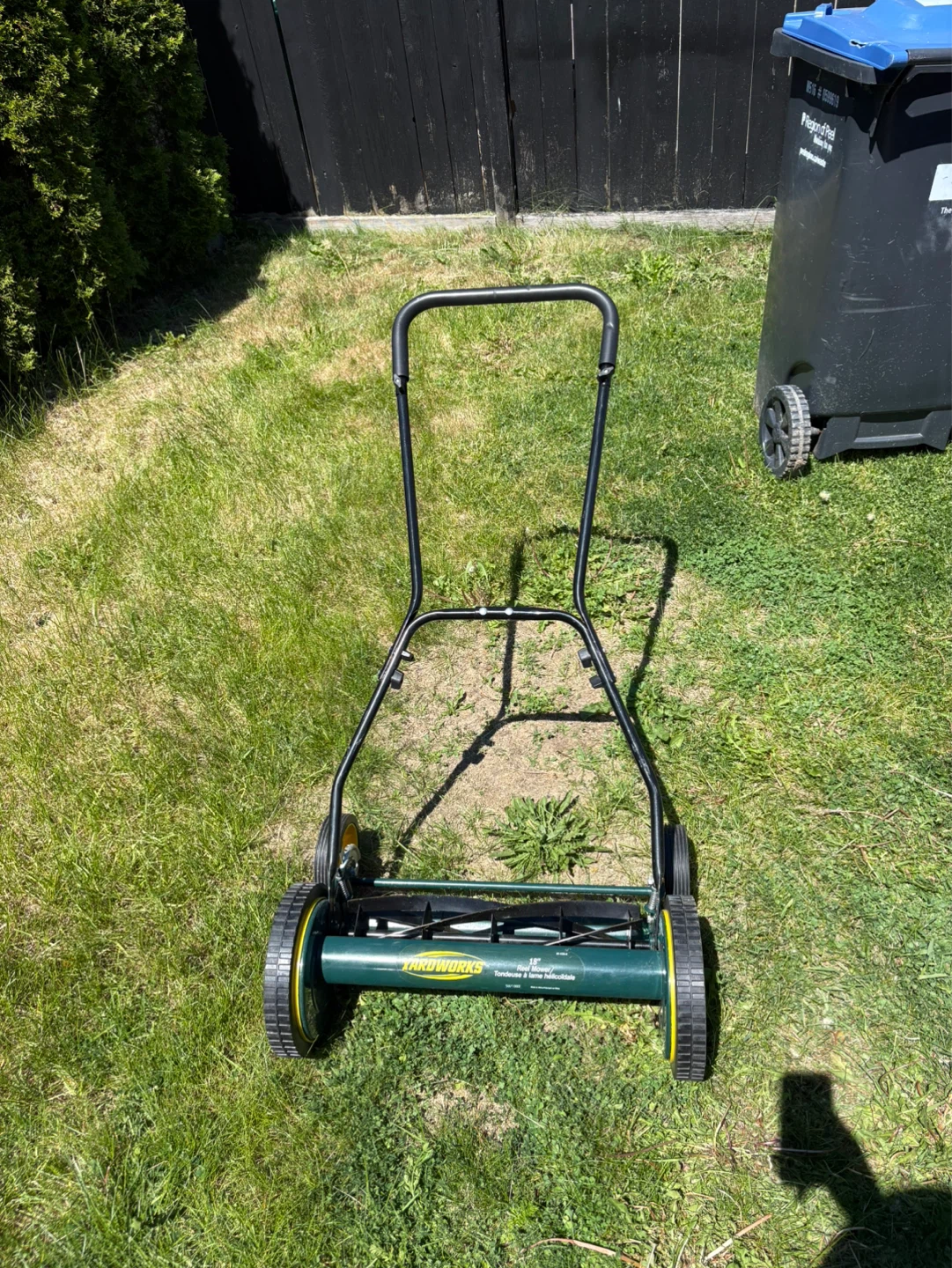Yardworks 18" Reel Mower