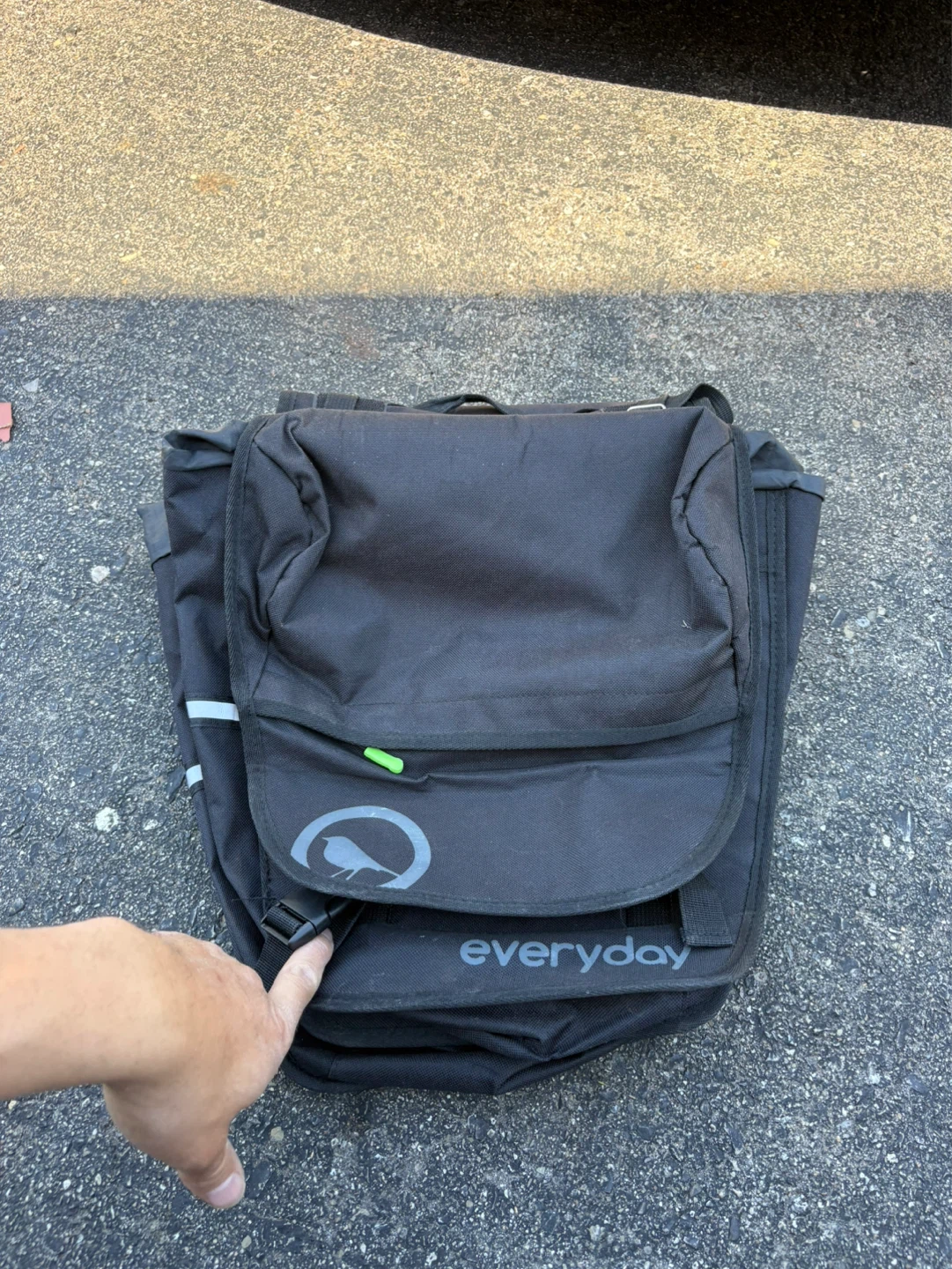 Everyday Black Pannier Bike Bag - photo 4