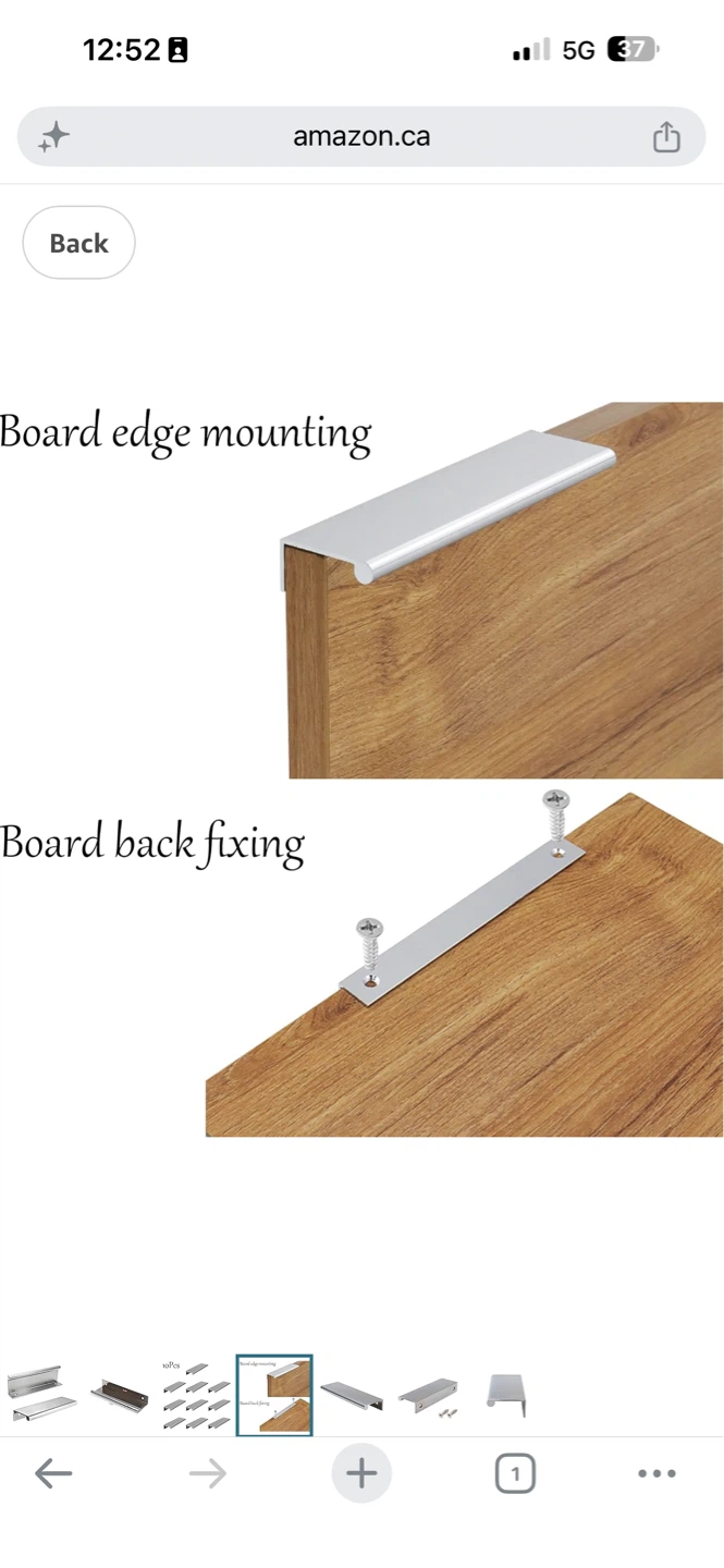 LC LICTOP 4.72 Inch Aluminum Drawer Pulls (10 Pcs) - photo 4