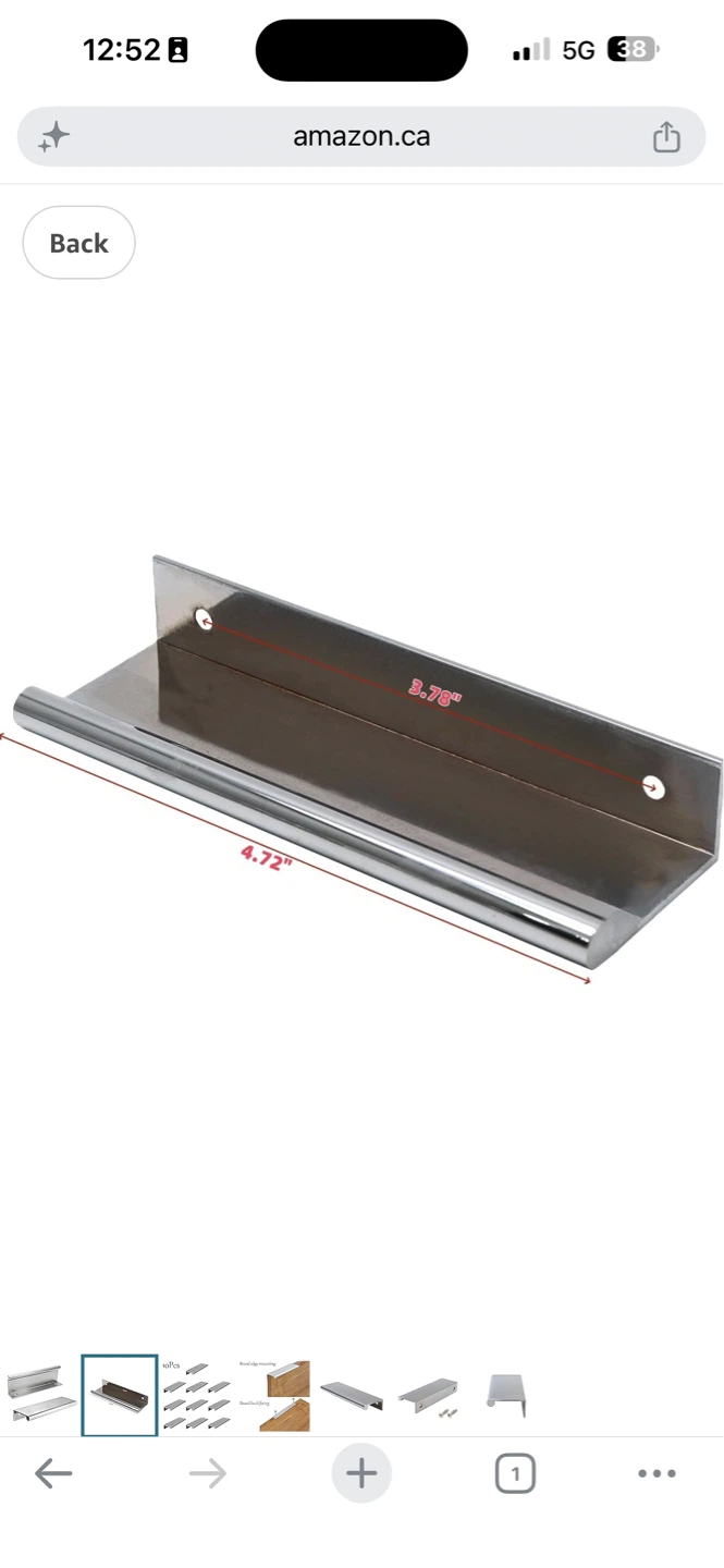 LC LICTOP 4.72 Inch Aluminum Drawer Pulls (10 Pcs) - photo 5
