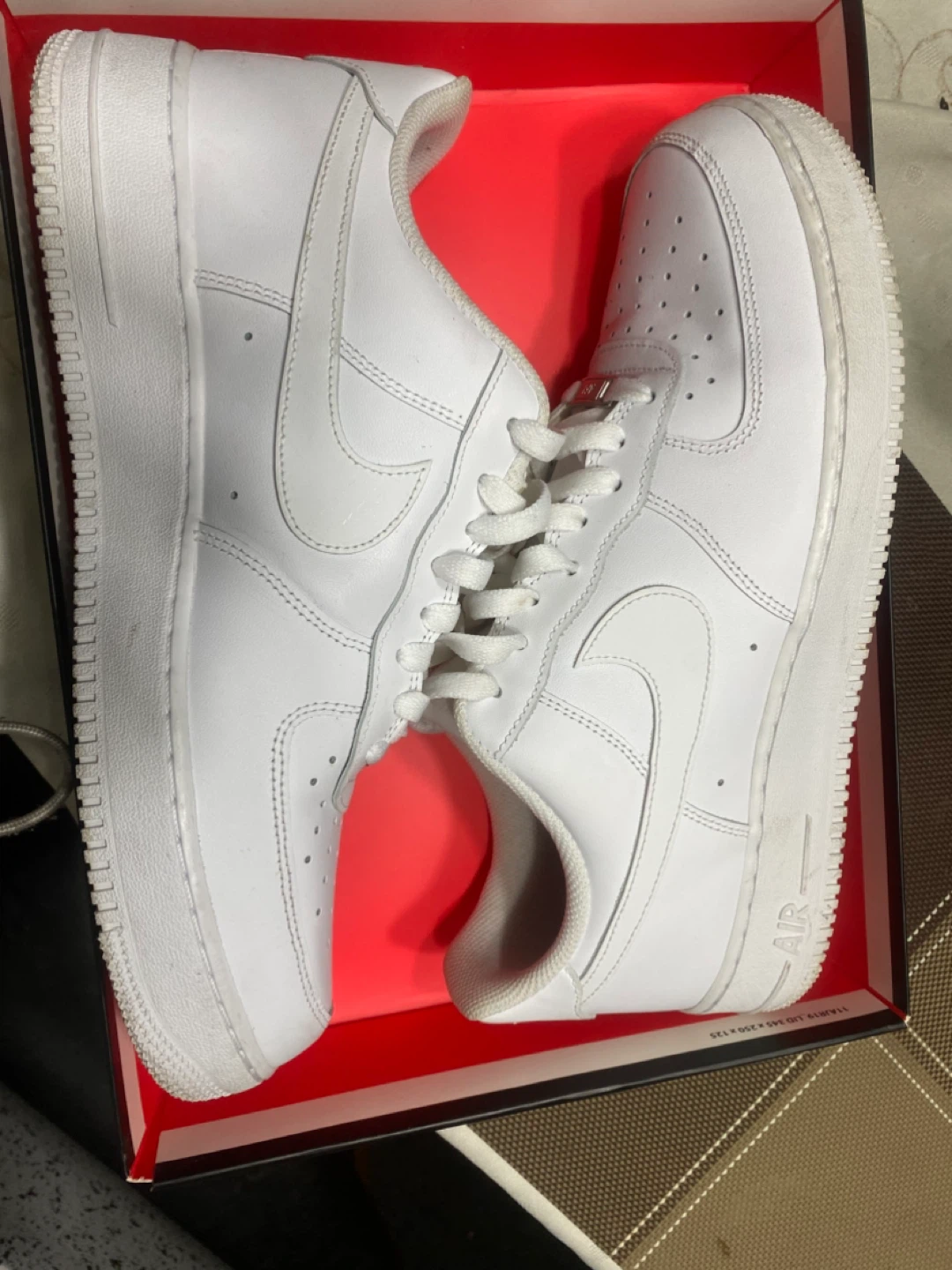 Nike Air Force 1 Low White Sneakers - photo 2