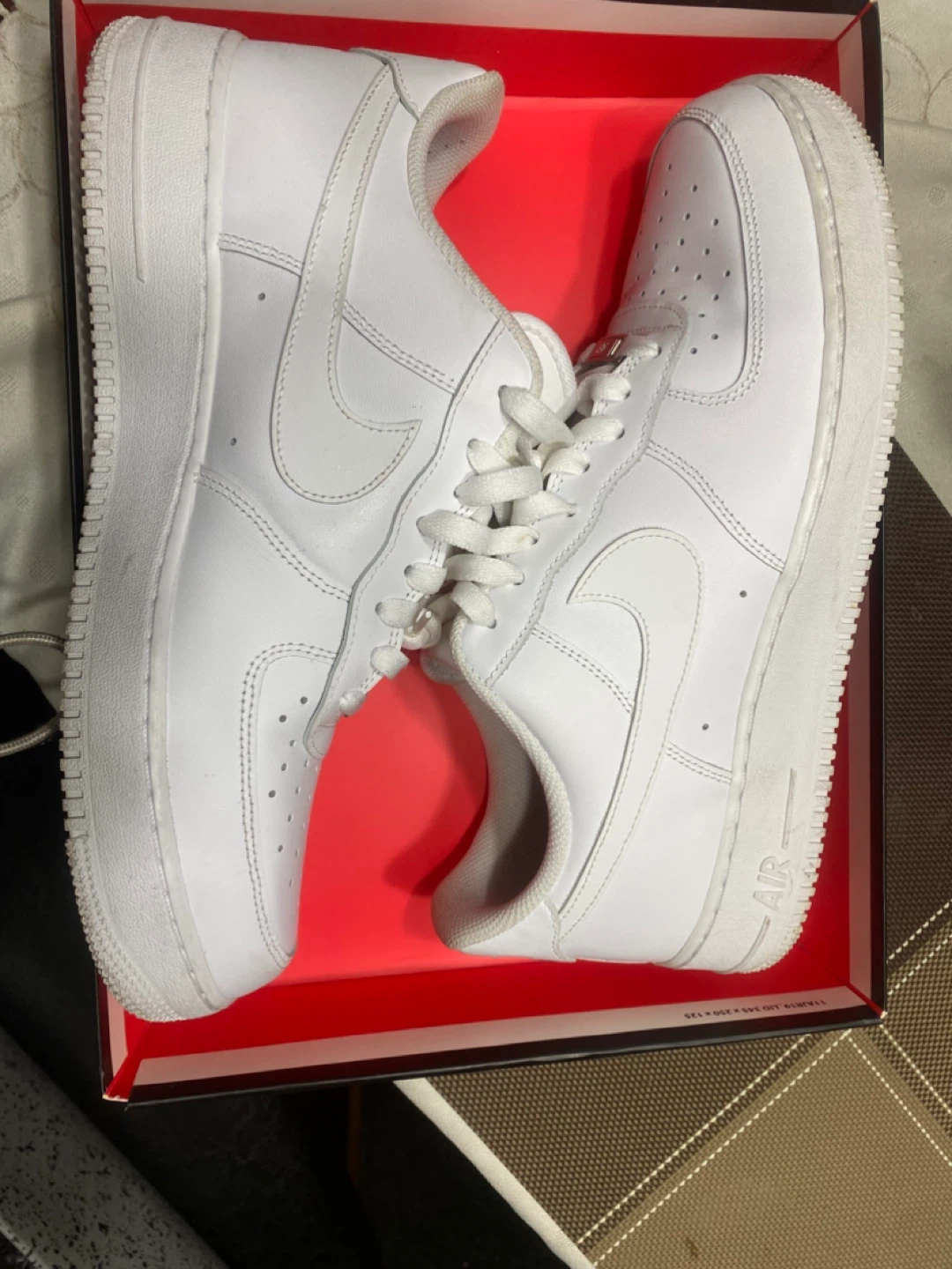 Nike Air Force 1 Low White Sneakers - photo 4