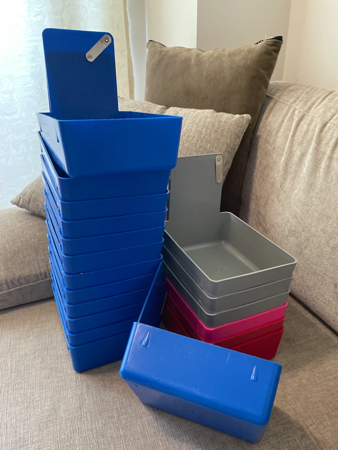 19 Stacking Storage Bins