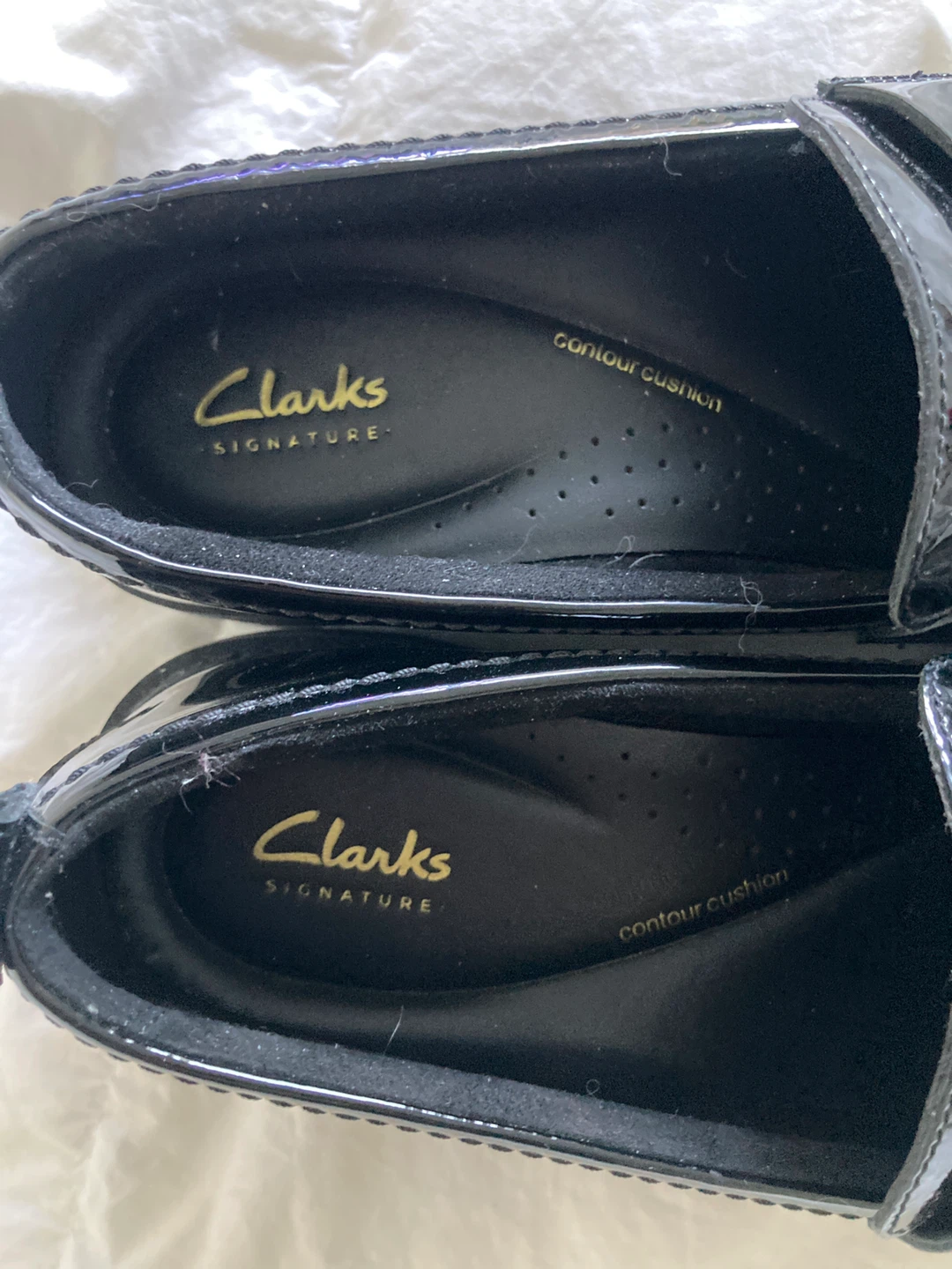 Clarks Black Patent Loafers - photo 3