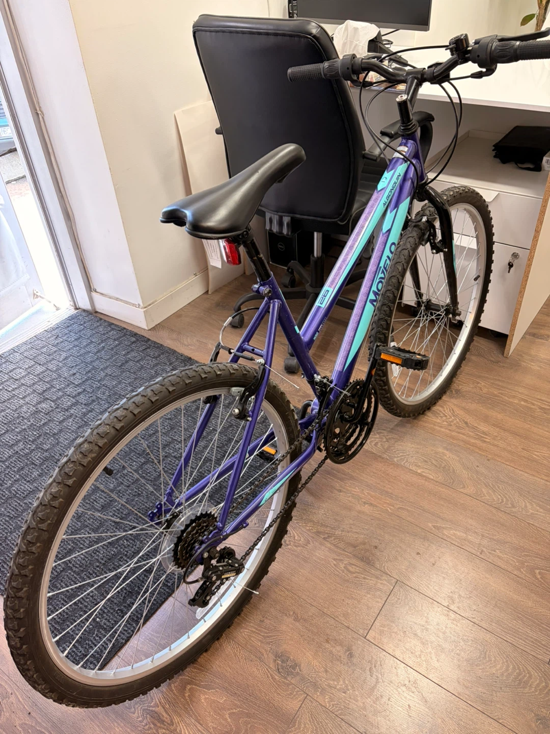 Movelo Mountain Bike - Purple/Teal - photo 3