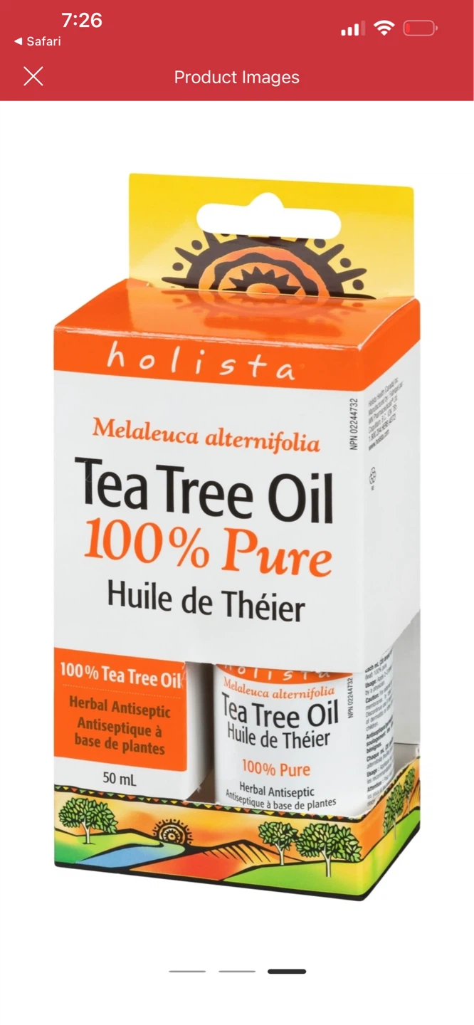 Holista Tea Tree Oil 50mL unopened - photo 2