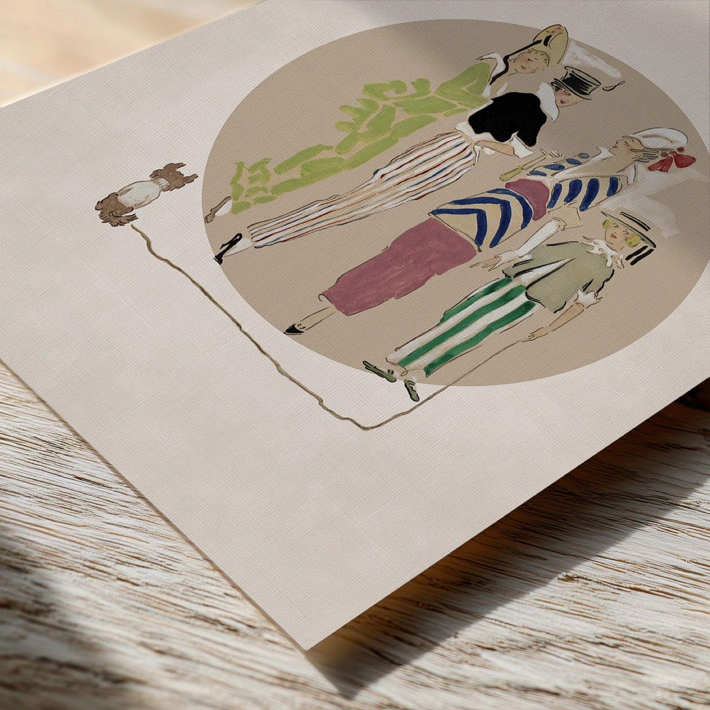 Vintage Inspired Art Print with Frame - photo 4