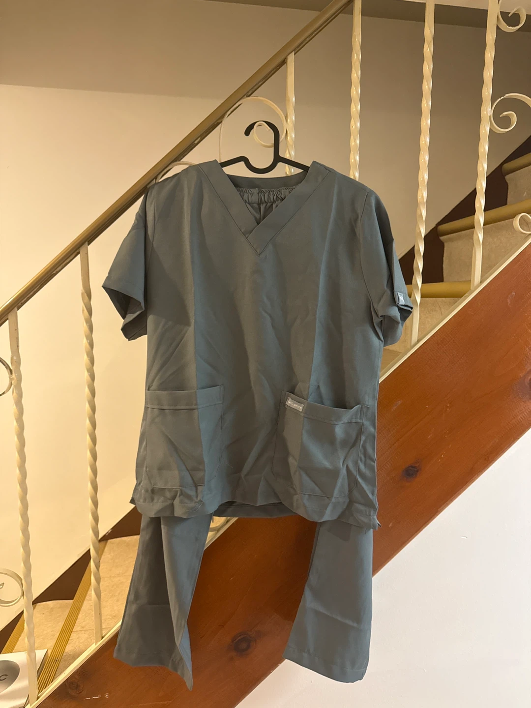Grey Scrub Set